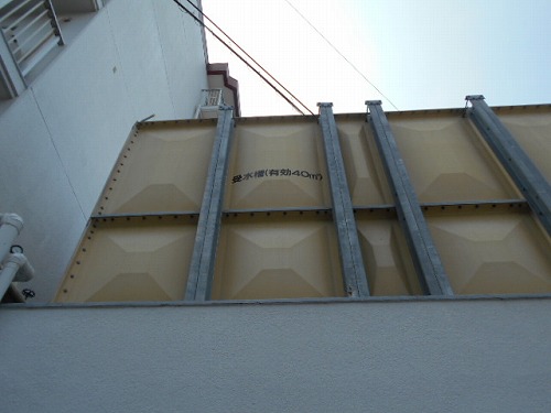 マンション貯水槽タンク塗装[浜松市南区の加藤塗装]｜外壁塗装、屋根塗装