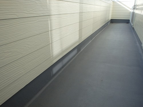 ベランダ床塗装[浜松市南区の加藤塗装]｜外壁塗装、屋根塗装