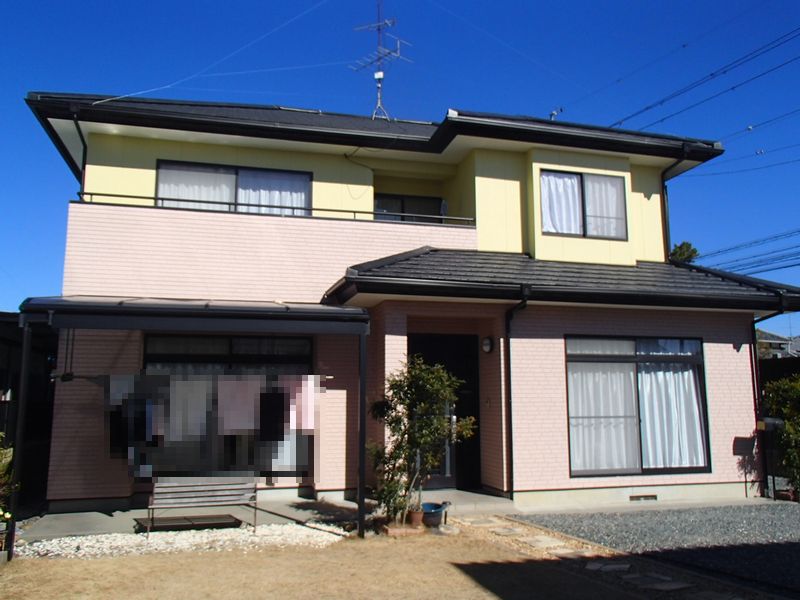 ツートンカラーの家[浜松市南区の加藤塗装]｜外壁塗装、屋根塗装