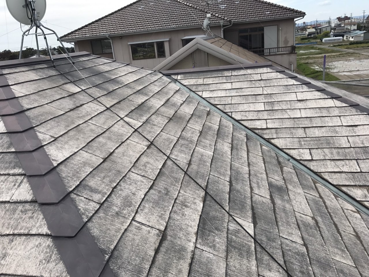 屋根・外壁、塗装前の洗浄[浜松市南区の加藤塗装]｜外壁塗装、屋根塗装